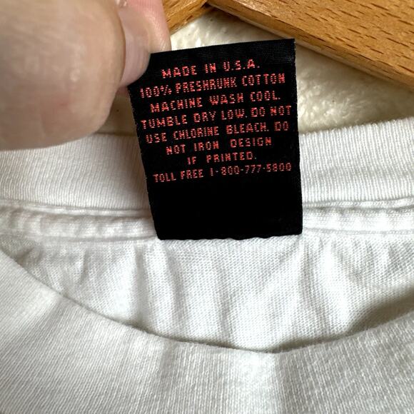 Vintage Frog Follies Shirt XL White Short Sleeve Single Stitch Double Sided 1995 - Picture 4 of 9